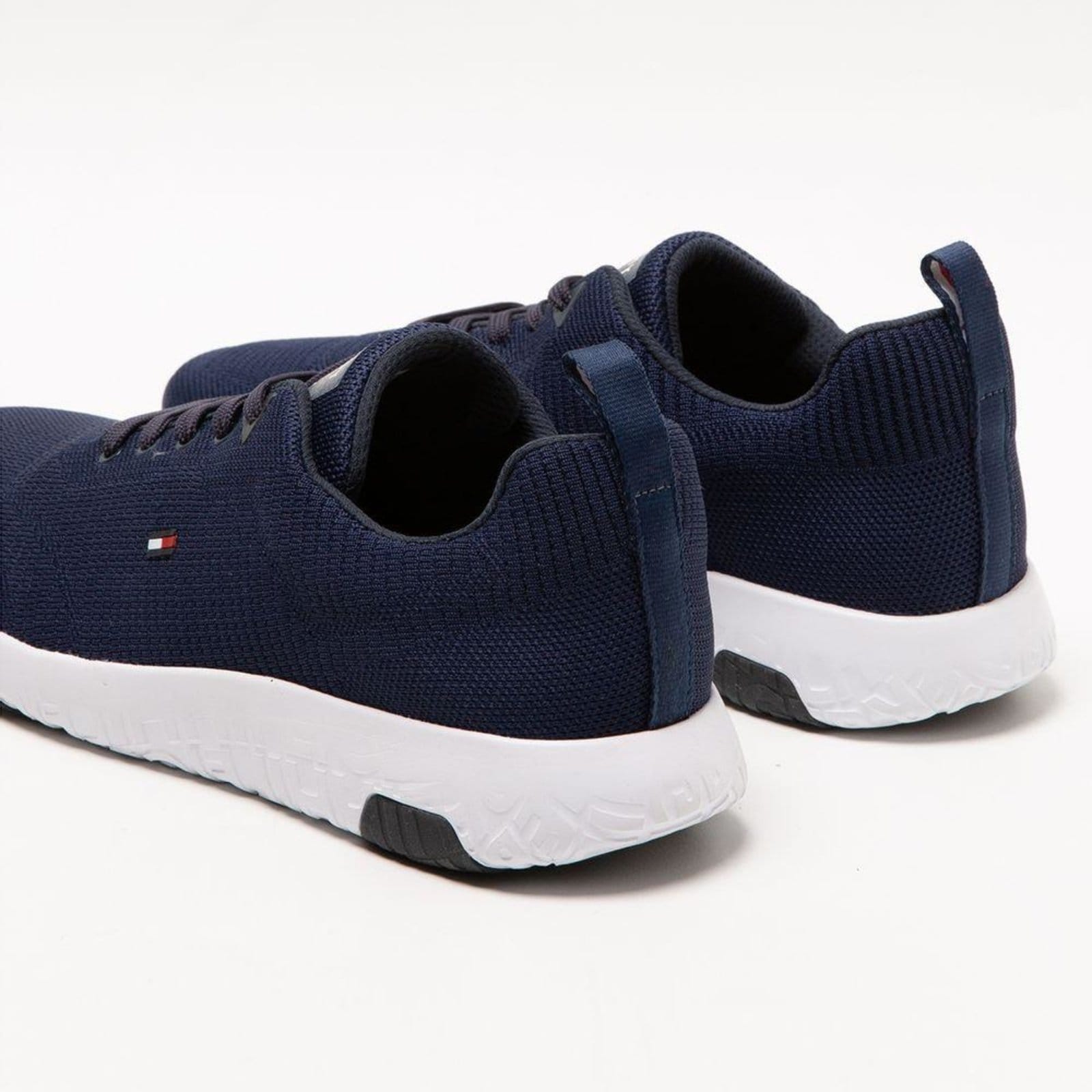 Vista 2 Tênis Esportivo Clássico Tevo 6D Tommy Hilfiger azul marinho