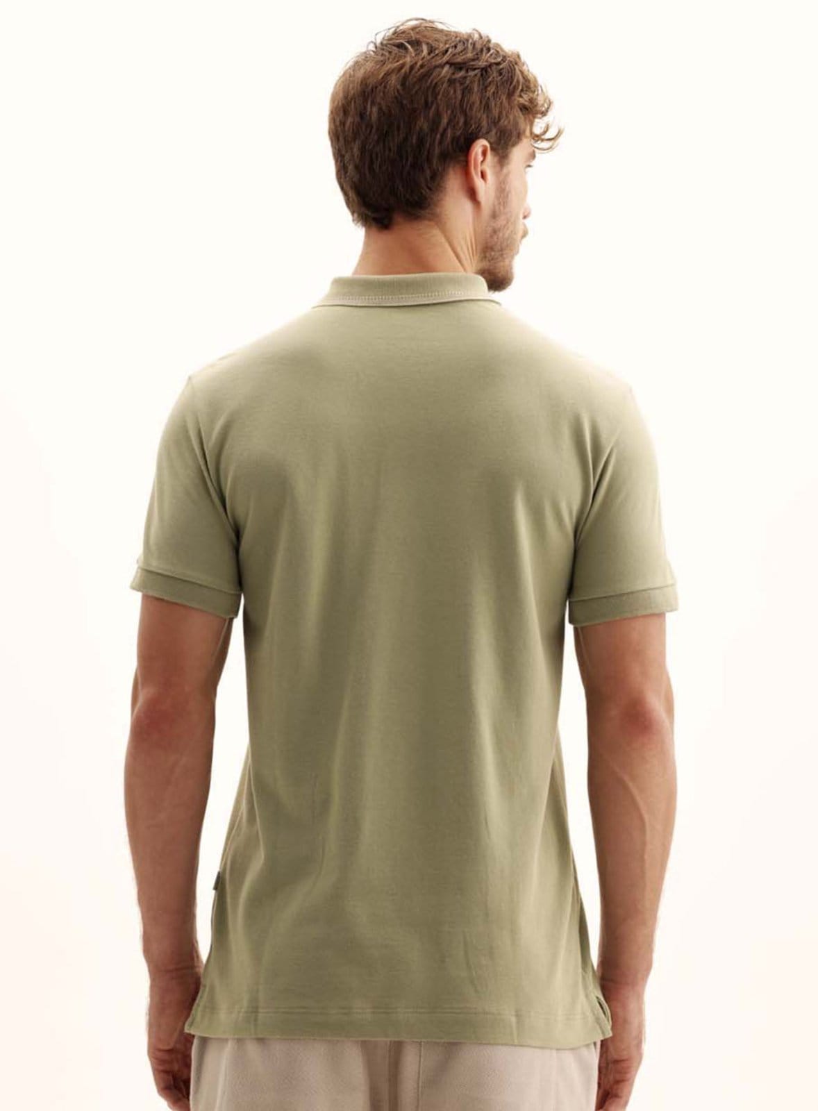 Vista 2 Polo Masculina Fit Piquet Triton Dellus Triton verde
