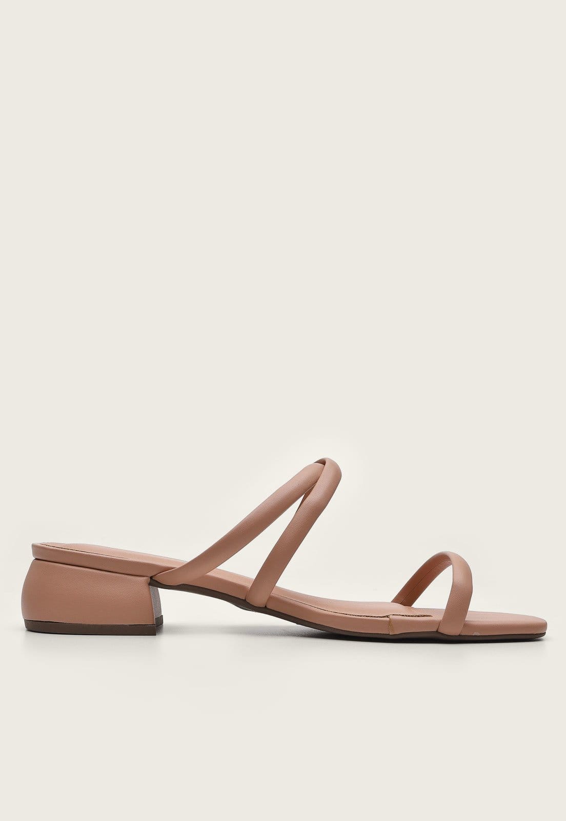 Vista 2 Tamanco Via Uno Tiras VIA UNO bege