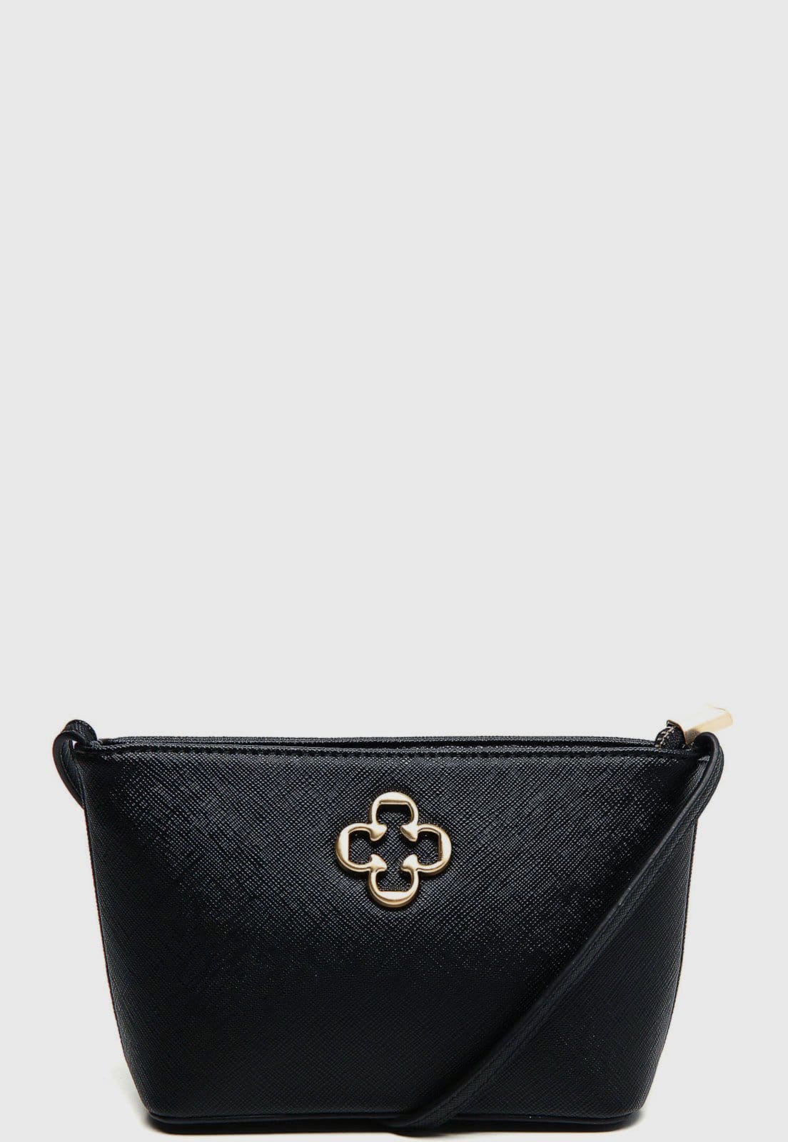 Vista 2 Bolsa Transversal Capodarte Logo Preta Capodarte preto