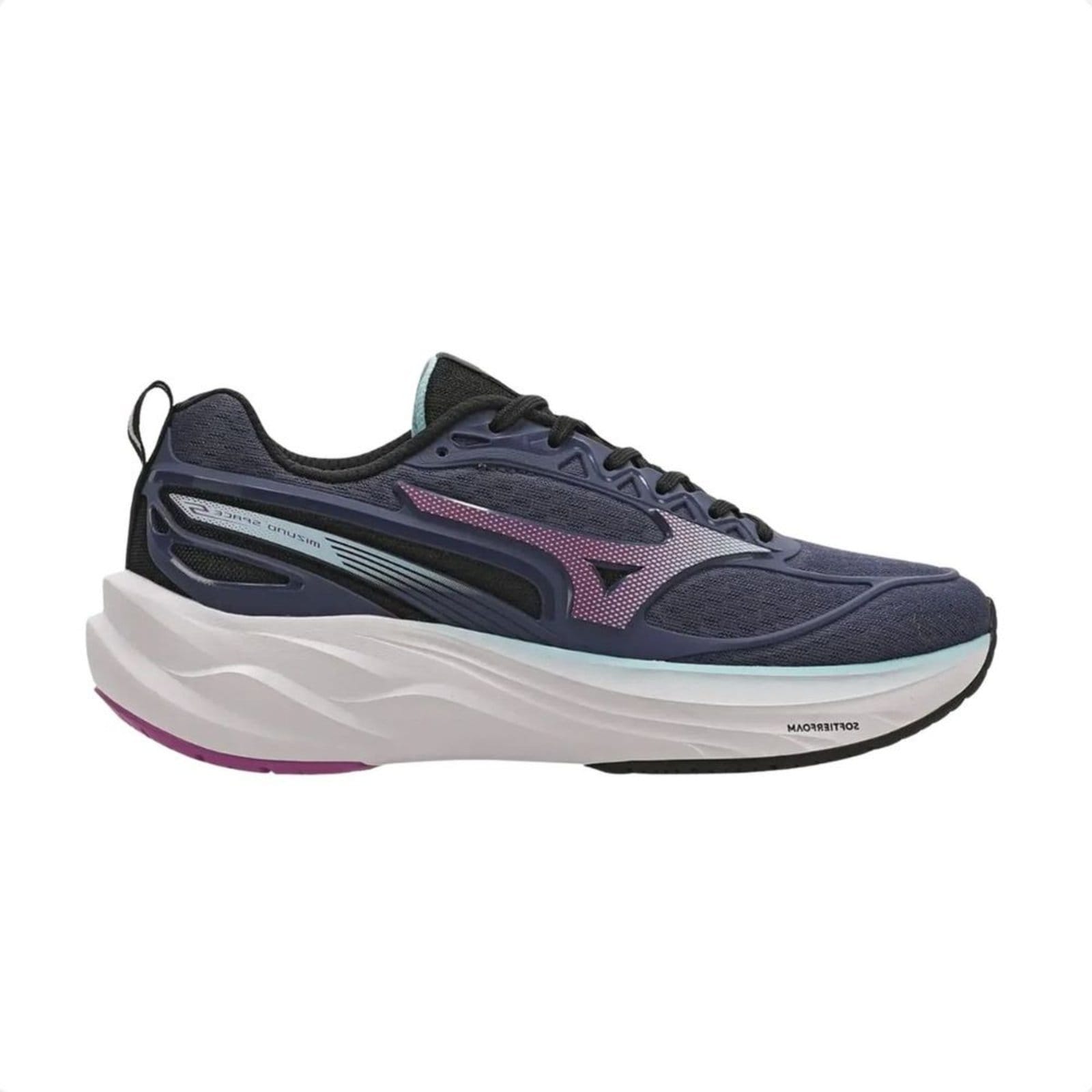 Vista principal Tênis Corrida Feminino Mizuno Space 5 Mizuno azul