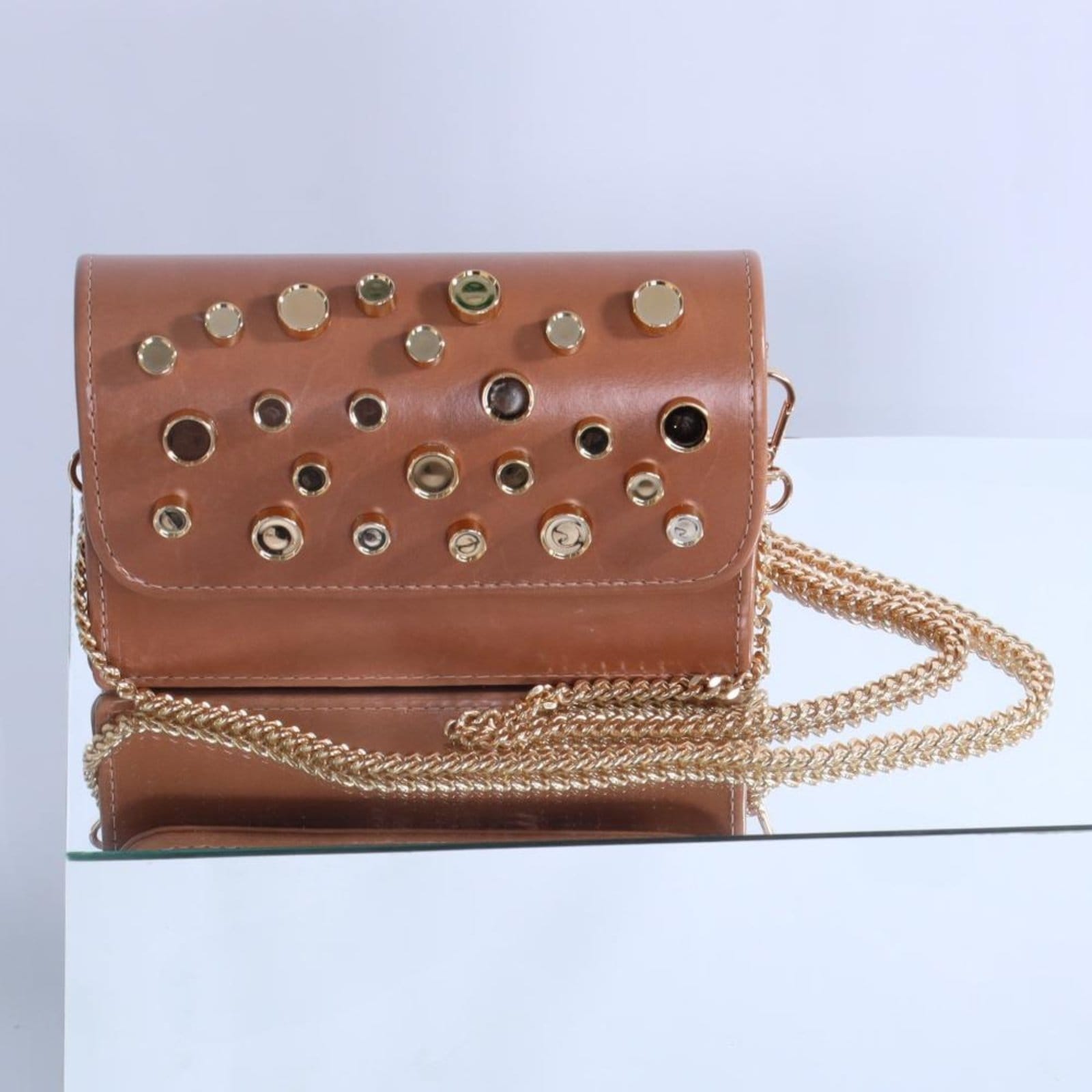 Vista 2 Bolsa Zariff Mia com Maxi Esferas Coconut Zariff incolor