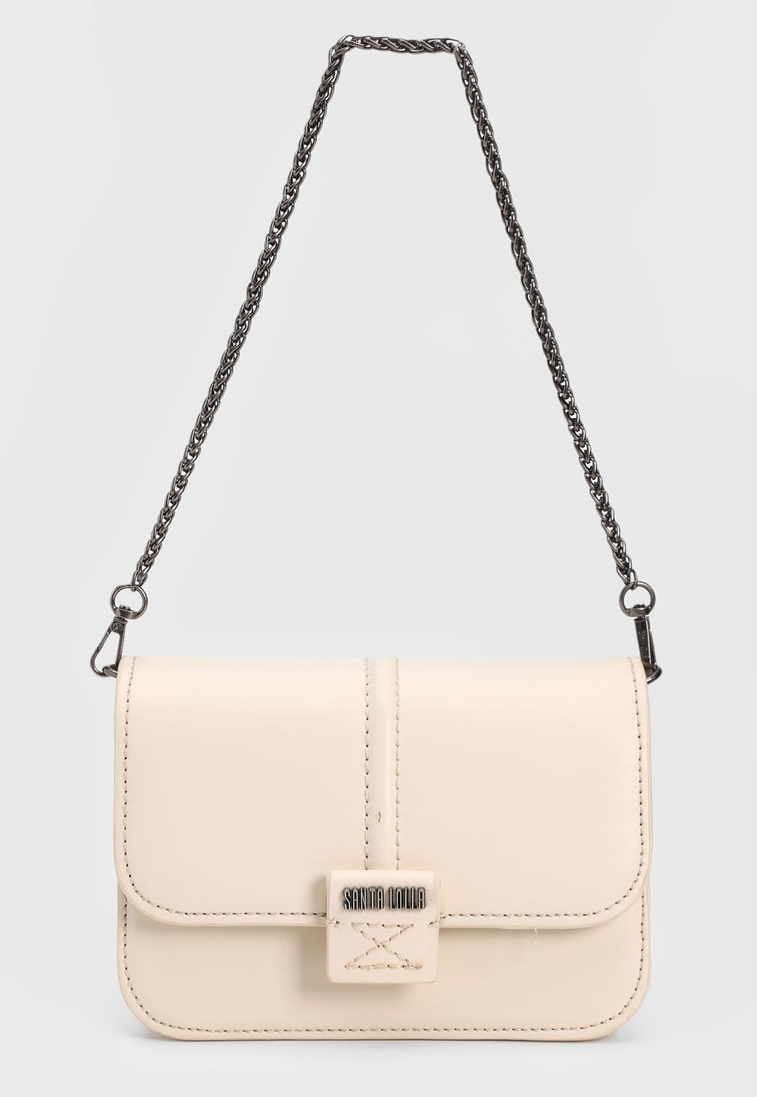 Bolsa Tiracolo Santa Lolla Logo Off-White