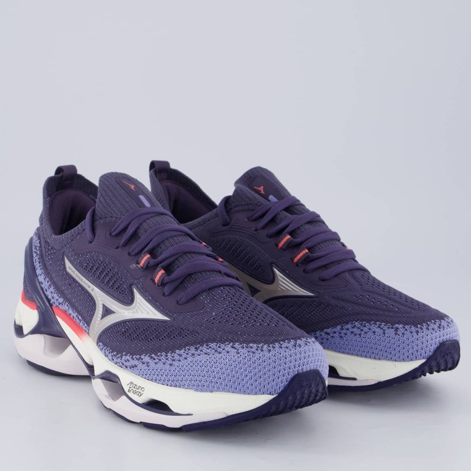 Vista 2 Tênis Mizuno Wave Endeavor 3 Feminino Mizuno roxo