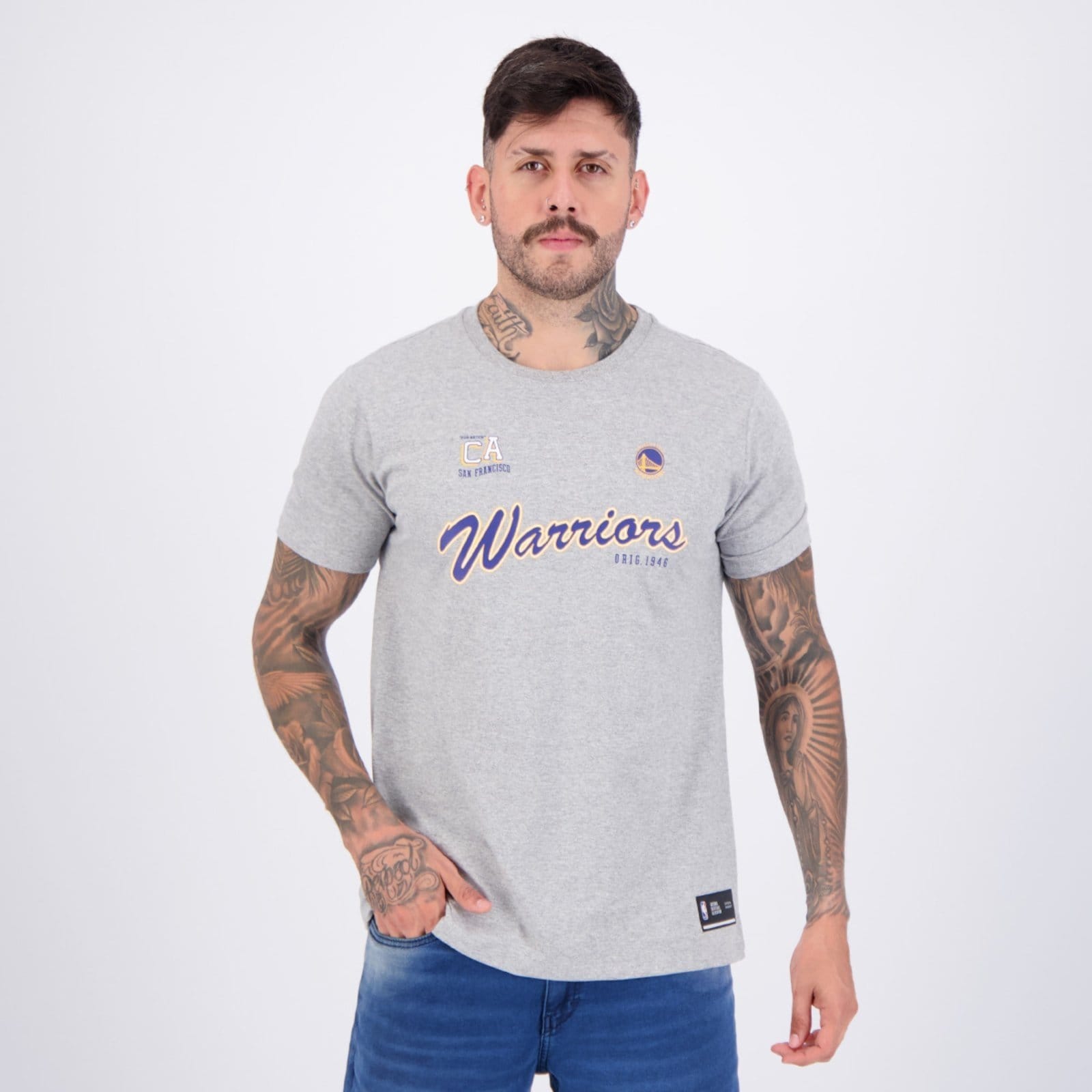 Camiseta NBA Golden State Warriors Cursive