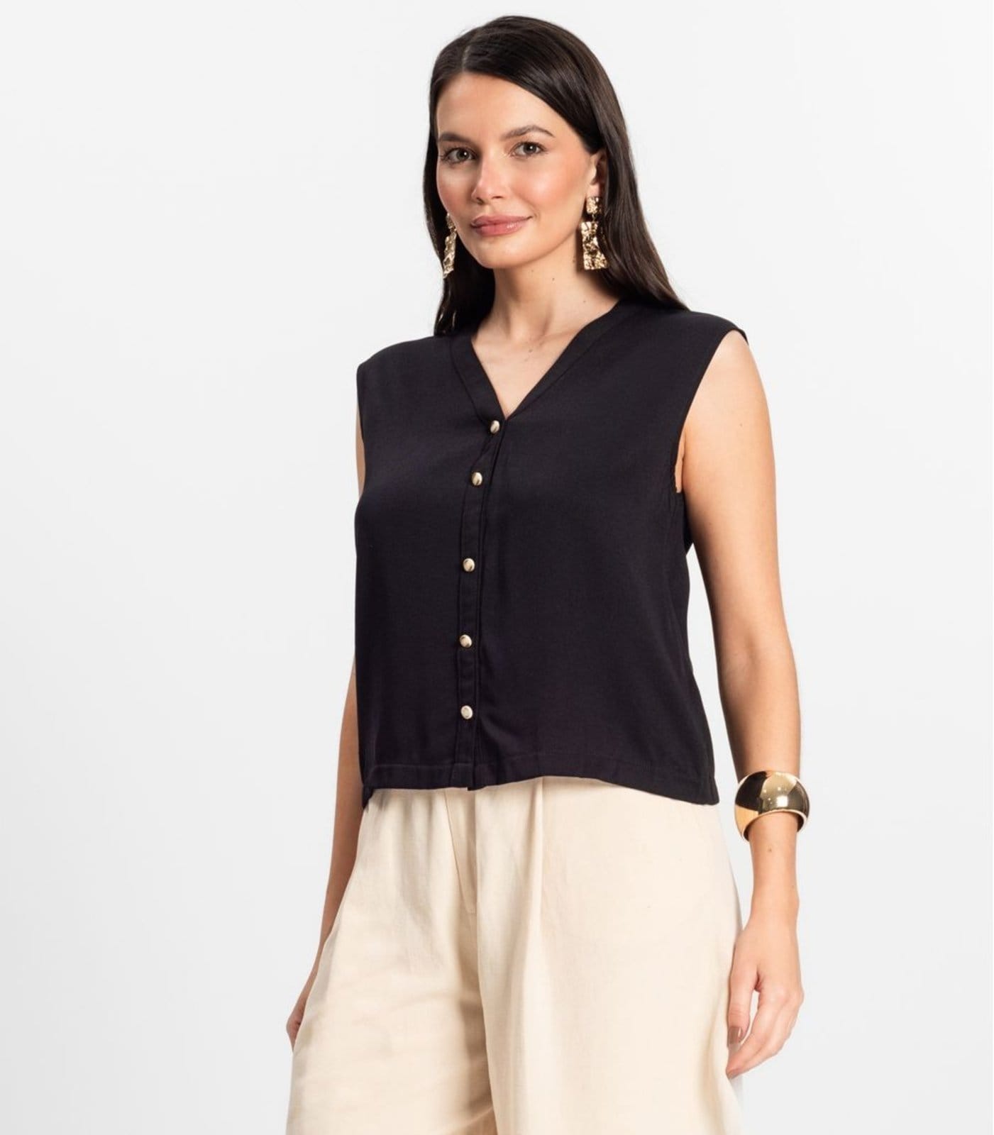 Camisa Feminina Viscose Sarjada Pesada Rovitex