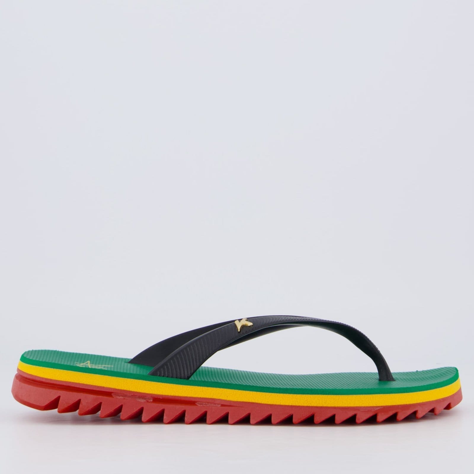 Vista 2 Chinelo Kenner Ibiza Reggae Anitta Feminino 745 verde