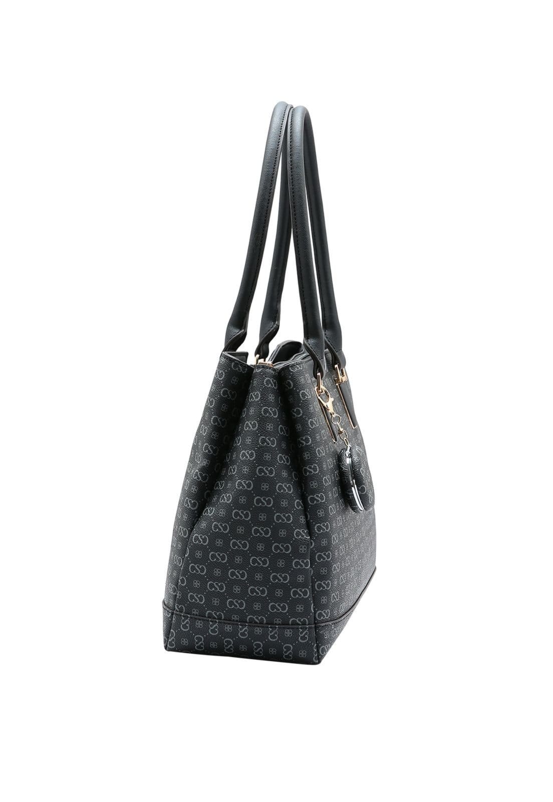 Vista 2 Bolsa Feminina Chenson Monograma Elegance 3485404 Chenson café