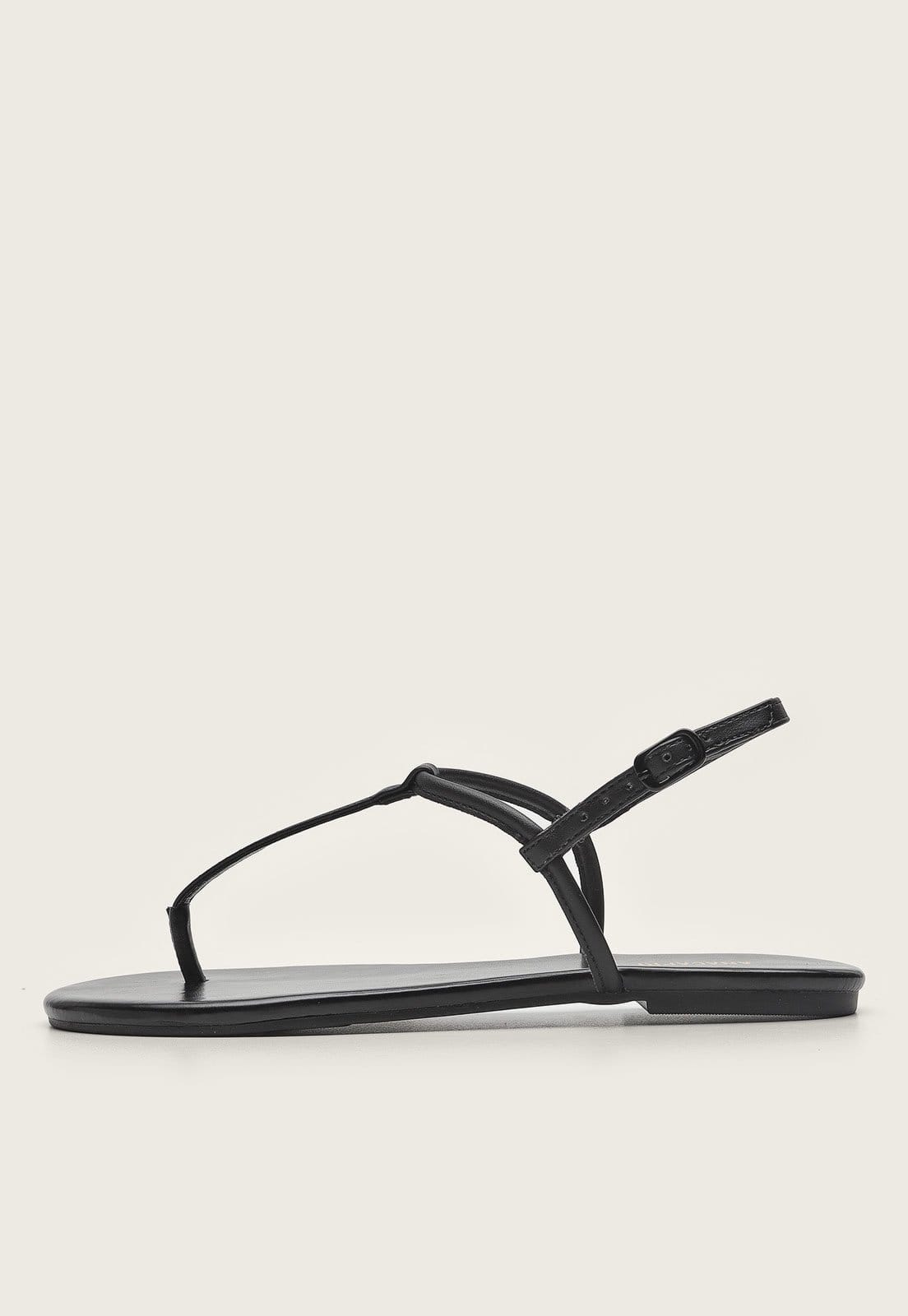 Rasteira Anacapri Lisa Preta