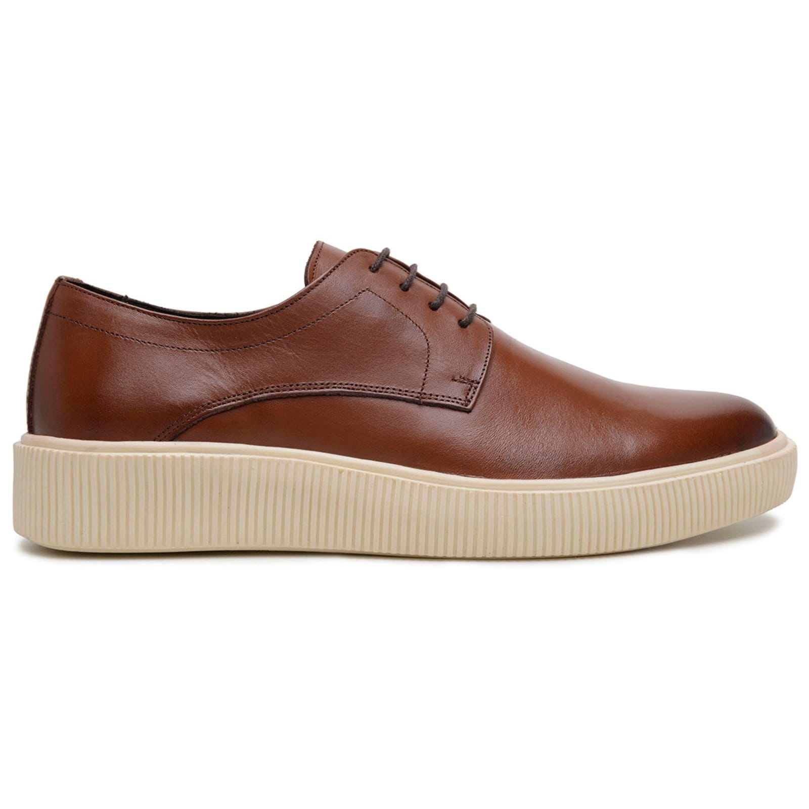 Vista 2 Sapato Casual Masculino Anna Andrade Mocassim Sapatenis Em Couro Esporte Fino Macio Whisky Anna Andrade marrom