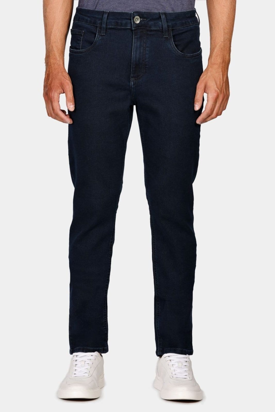 Vista principal Calca Jeans Slim Basica Blue Azul Aramis incolor blue