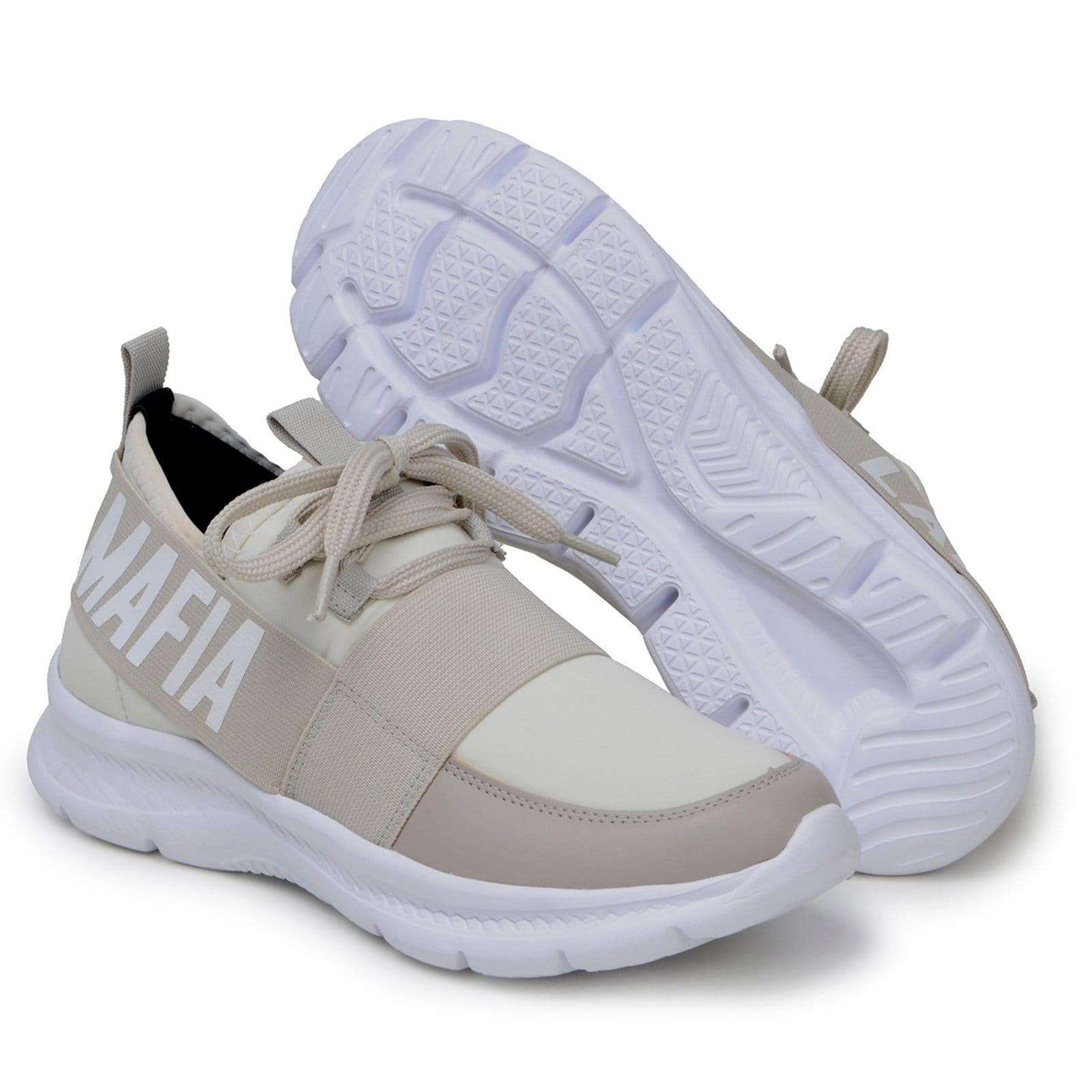 Vista 2 Tênis Academia Feminino Off White Esportivo Caminhada Confortável Dia a dia Snikgreen off-white white