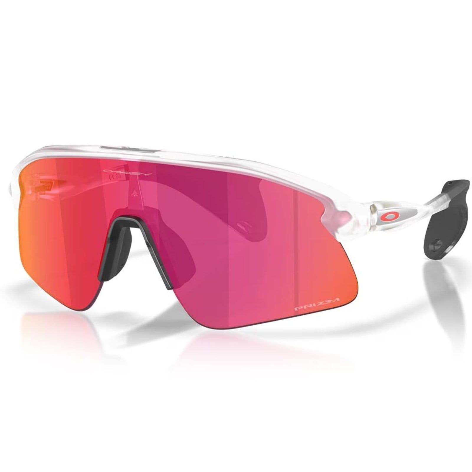 Vista principal Óculos de Sol Oakley Stunt Devil Matte Clear Prizm Field Oakley vermelho clear