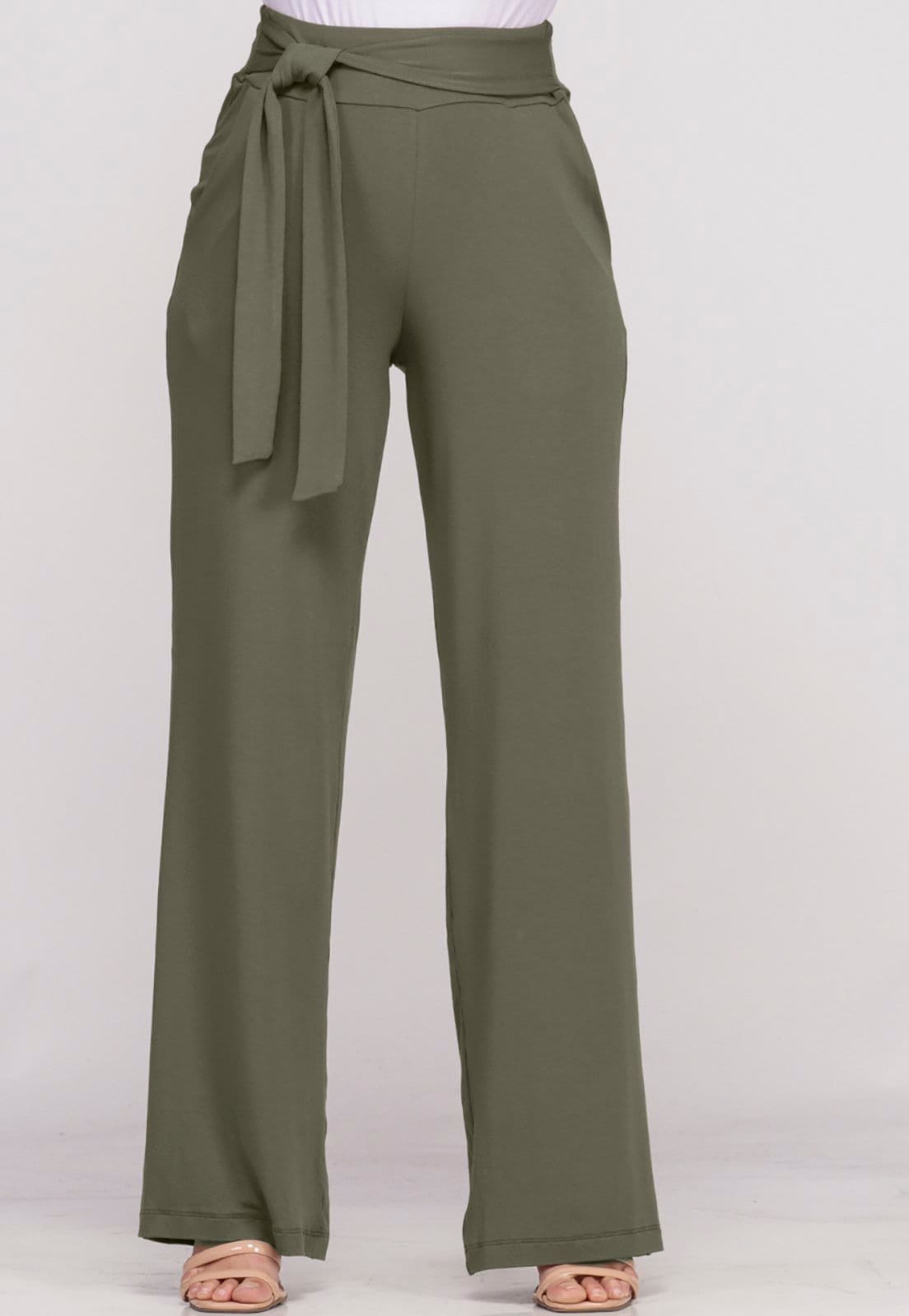 Calça Pantalona Cós largo Bolsos B’Bonnie Sheila