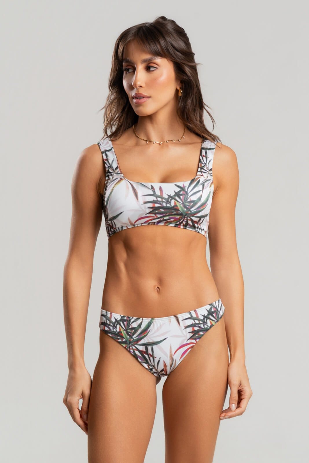 Biquini Regata Calcinha Comum Proteção Uv 50+ Vicbela