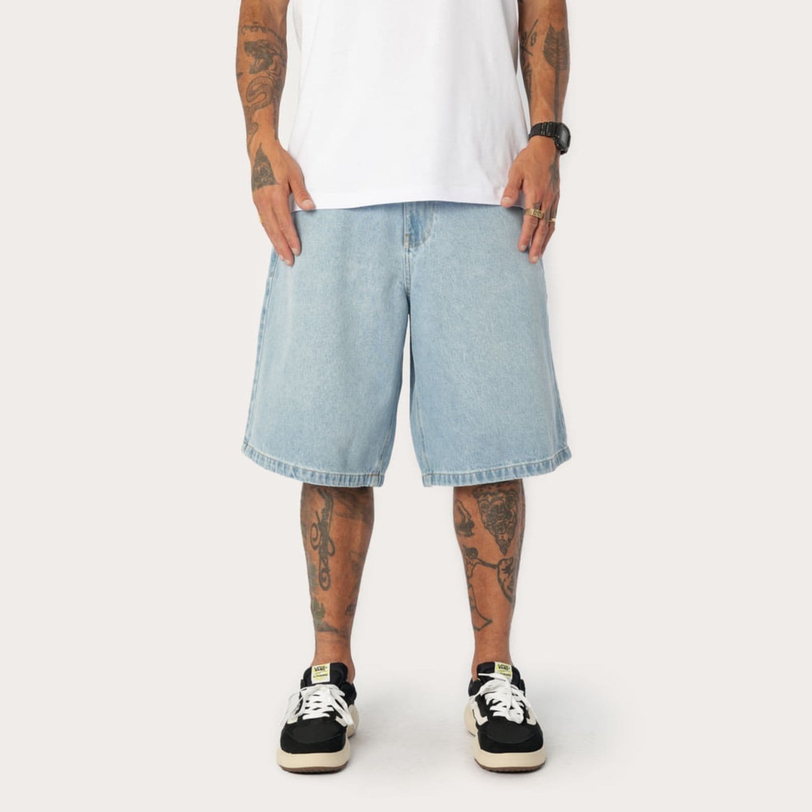 Vista 2 Jorts Baggy MCD azul