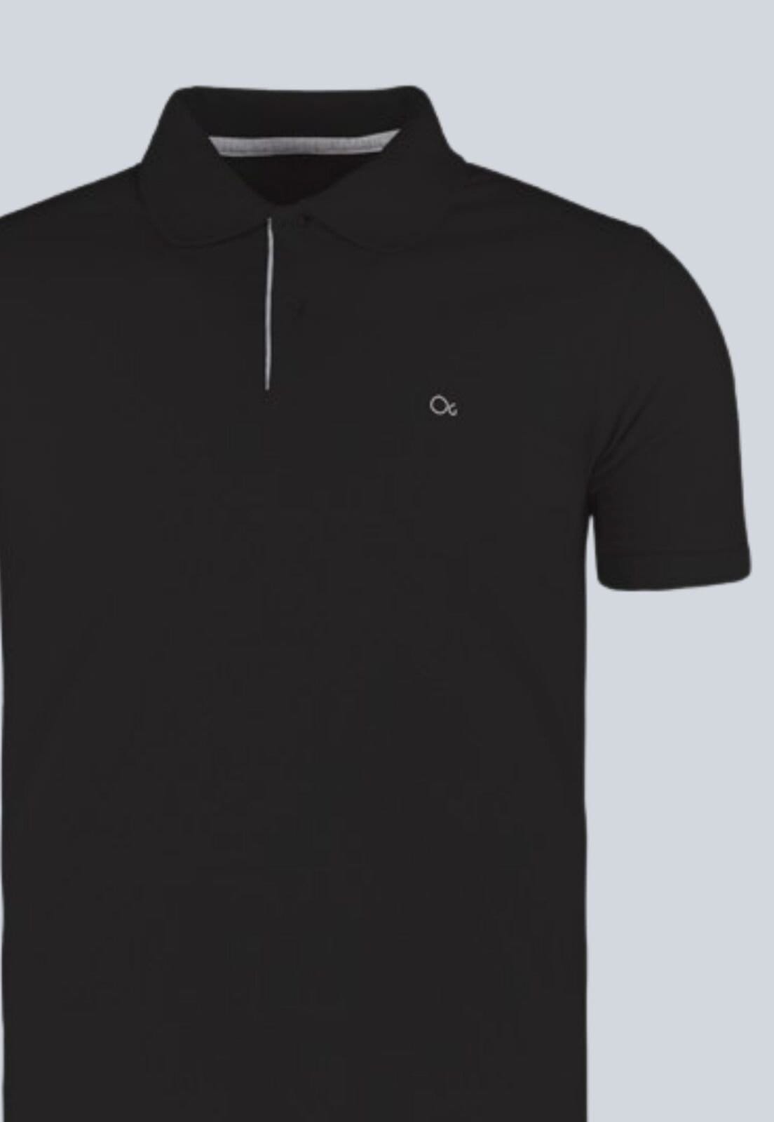 Vista 2 Camisa Polo Basica Ogochi Slim Fit Preto1 Ogochi preto