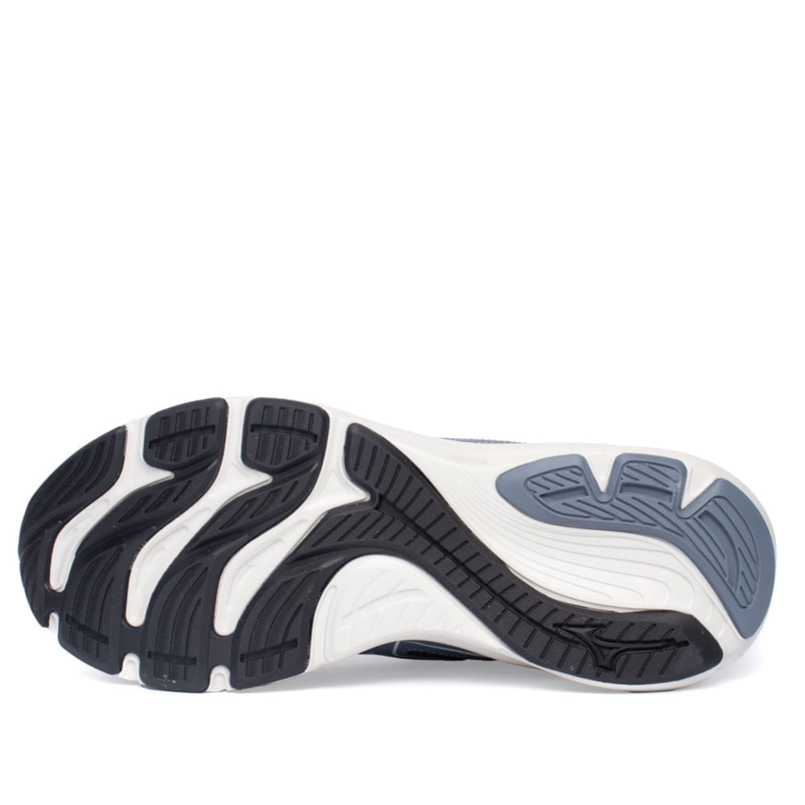 Vista 2 Tênis Masculino Mizuno Hawk 6 Marinho Mizuno branco