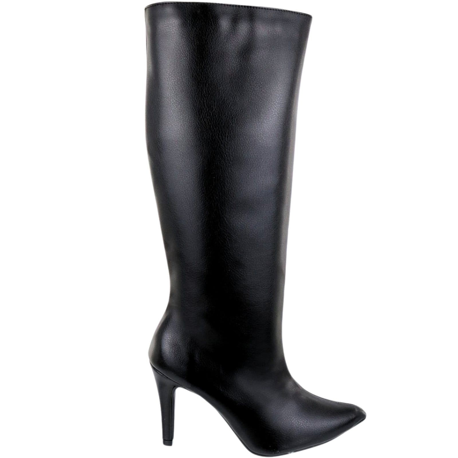 Vista 2 Bota Feminina Sete Sales Cano Alto Clássica 1712 Preta Sete Sales preto