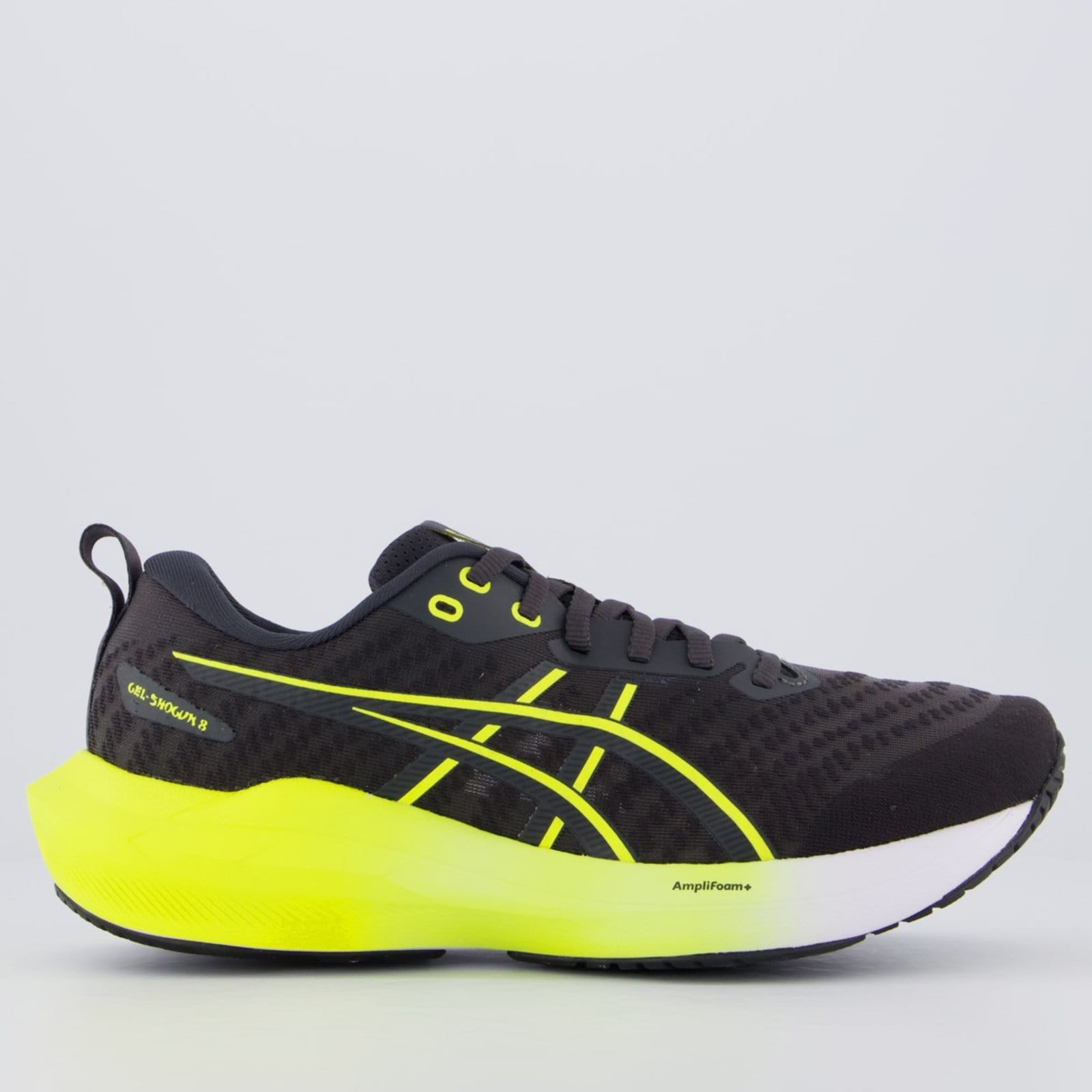 Vista principal Tênis Asics Gel Shogun 8 e Amarelo ASICS preto