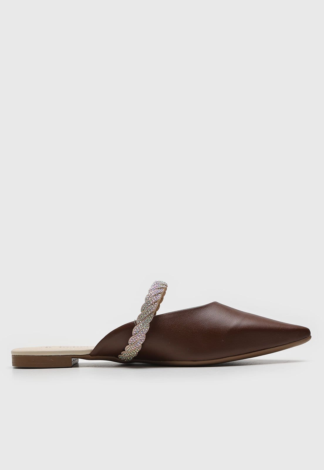 Vista 2 Sapatilha Mule cê Tira Hotfix BEBECÊ marrom