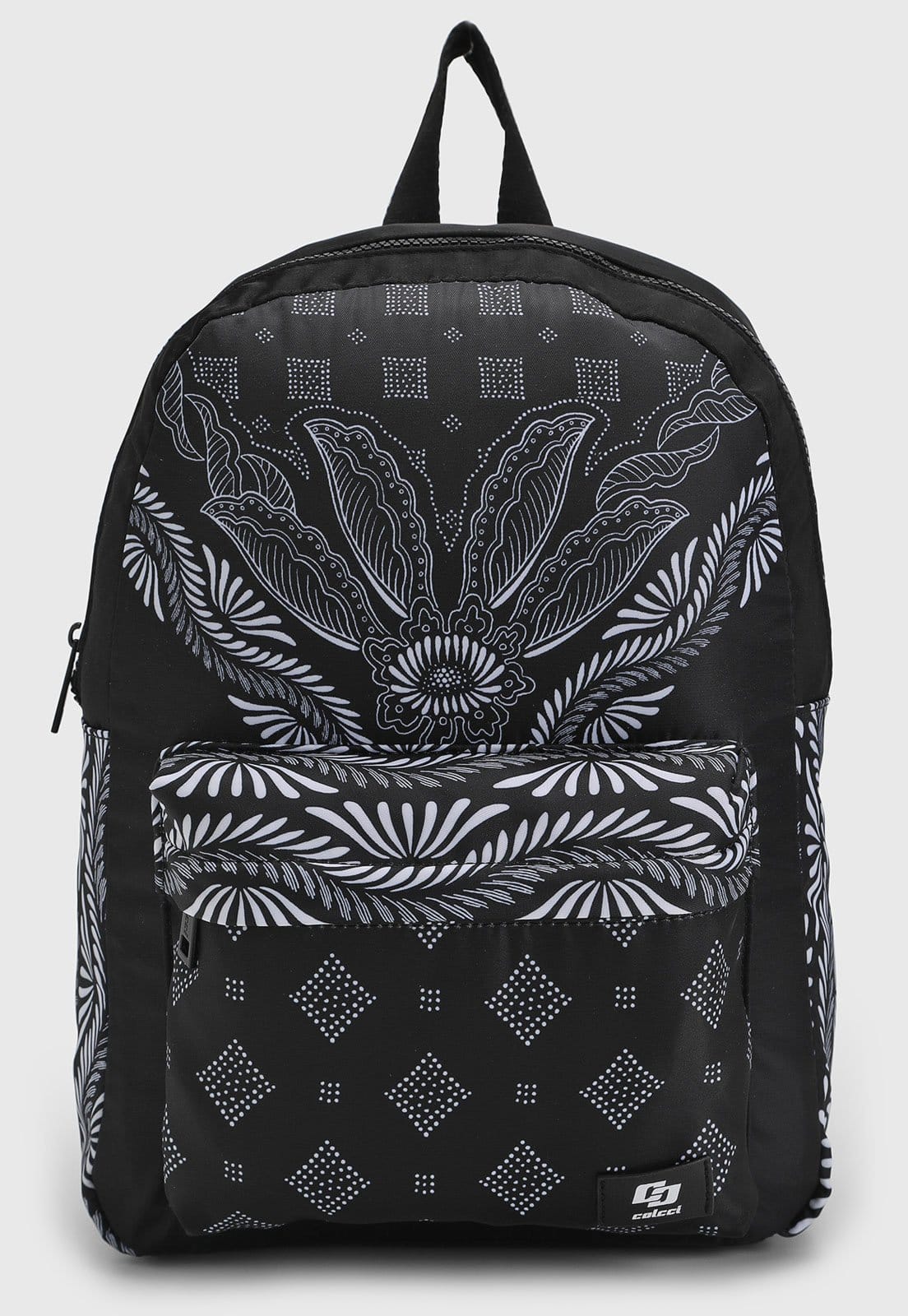 Mochila Feminina Colcci Estampa Bandana Preta