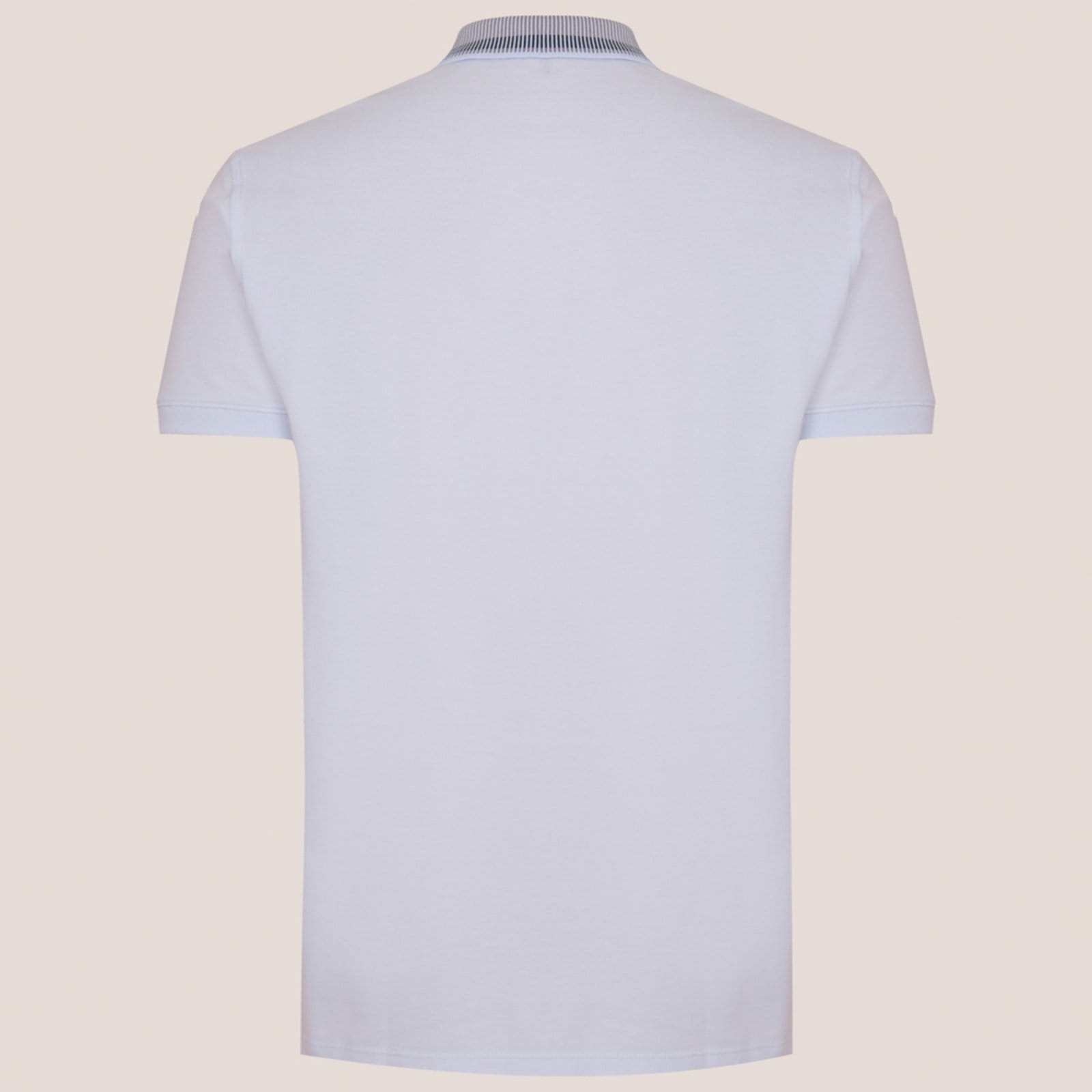 Vista 2 Camisa Polo Dudalina Gola Jacquard Pr26 Masculino Dudalina branco