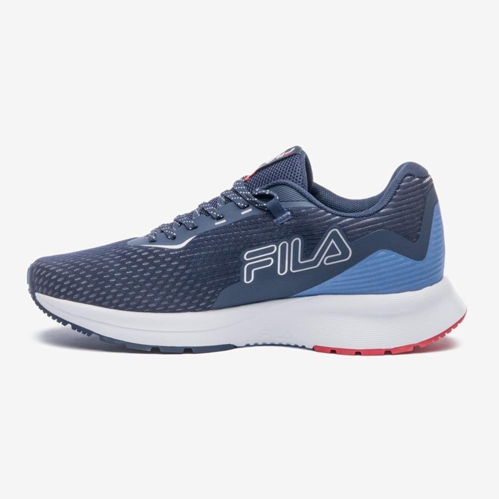 Vista 2 Tênis Masculino Fila Ride 2 Running 1314664 Marinho/Azul 38 Fila azul marinho