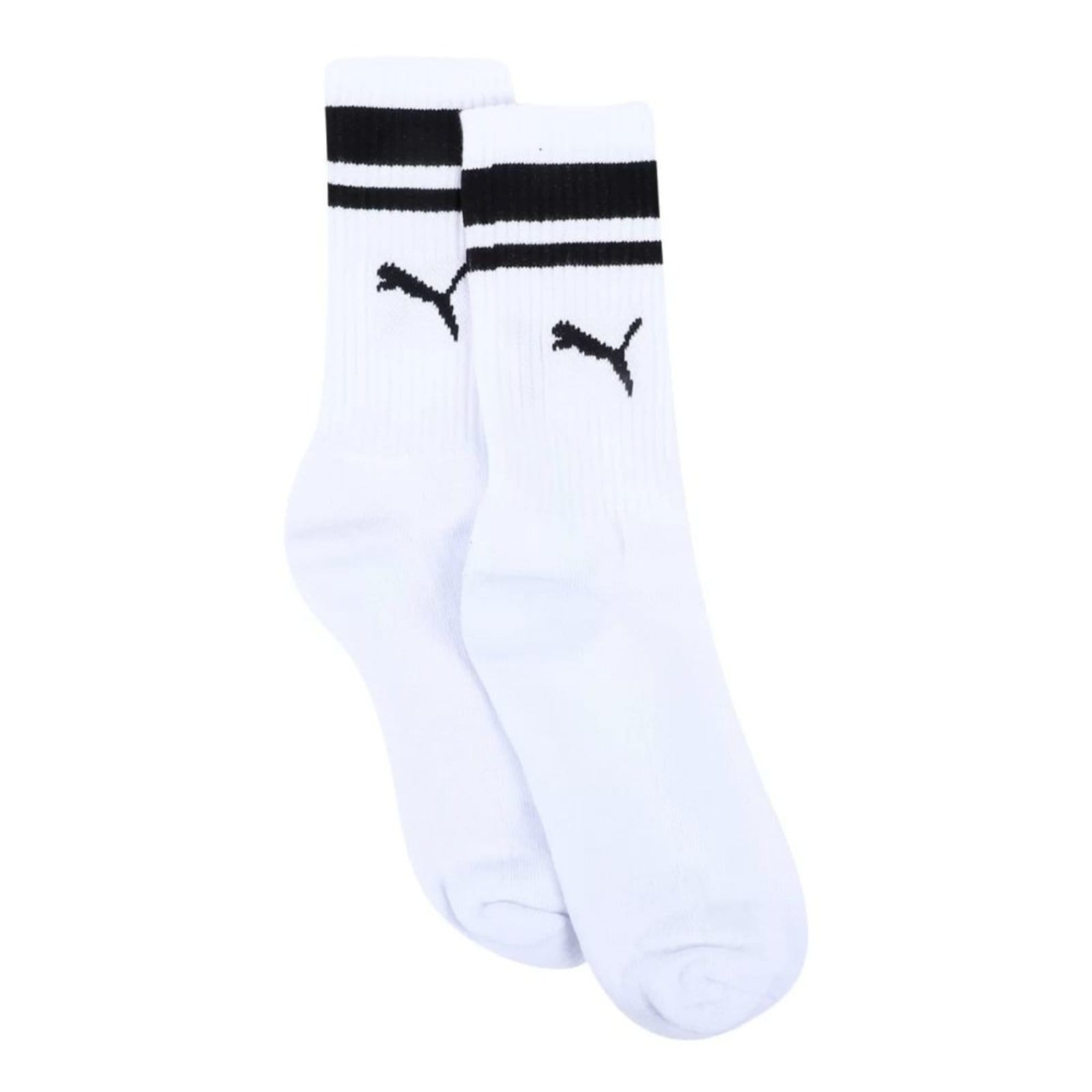 Vista 2 Kit 03 Meias Puma Cano Longo Masculina 39 ao 43 Puma branco