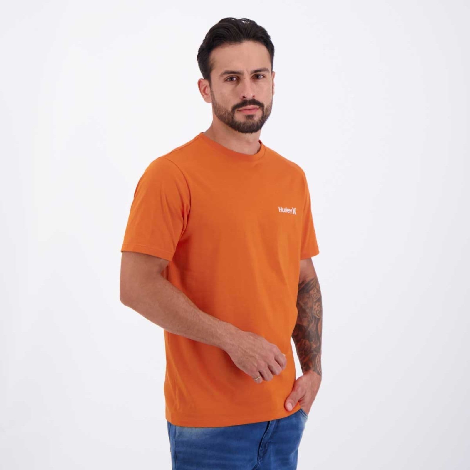 Vista 2 Camiseta Hurley Silk Classic hurley laranja