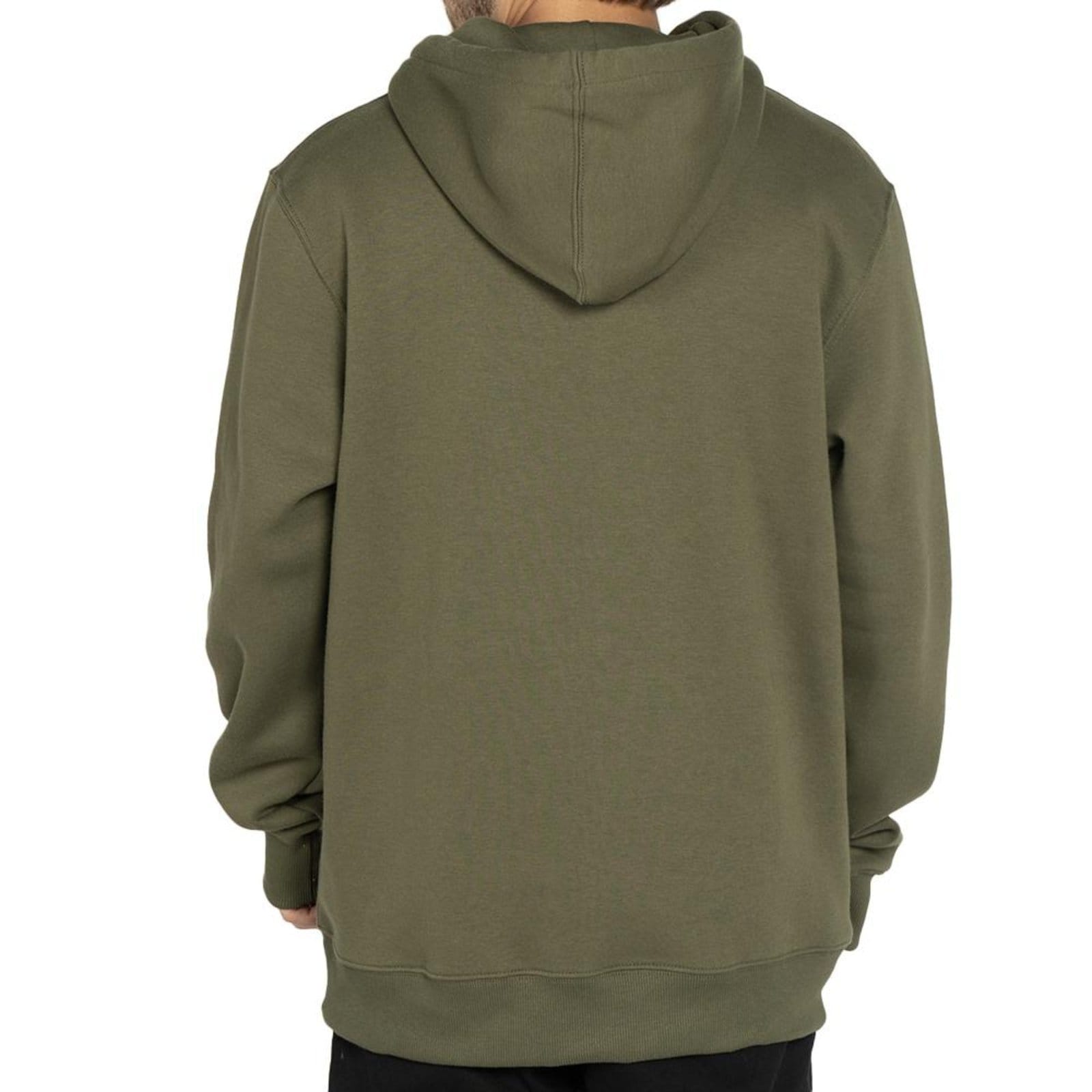 Moletom Quiksilver Canguru Comp Logo WT25 Escuro