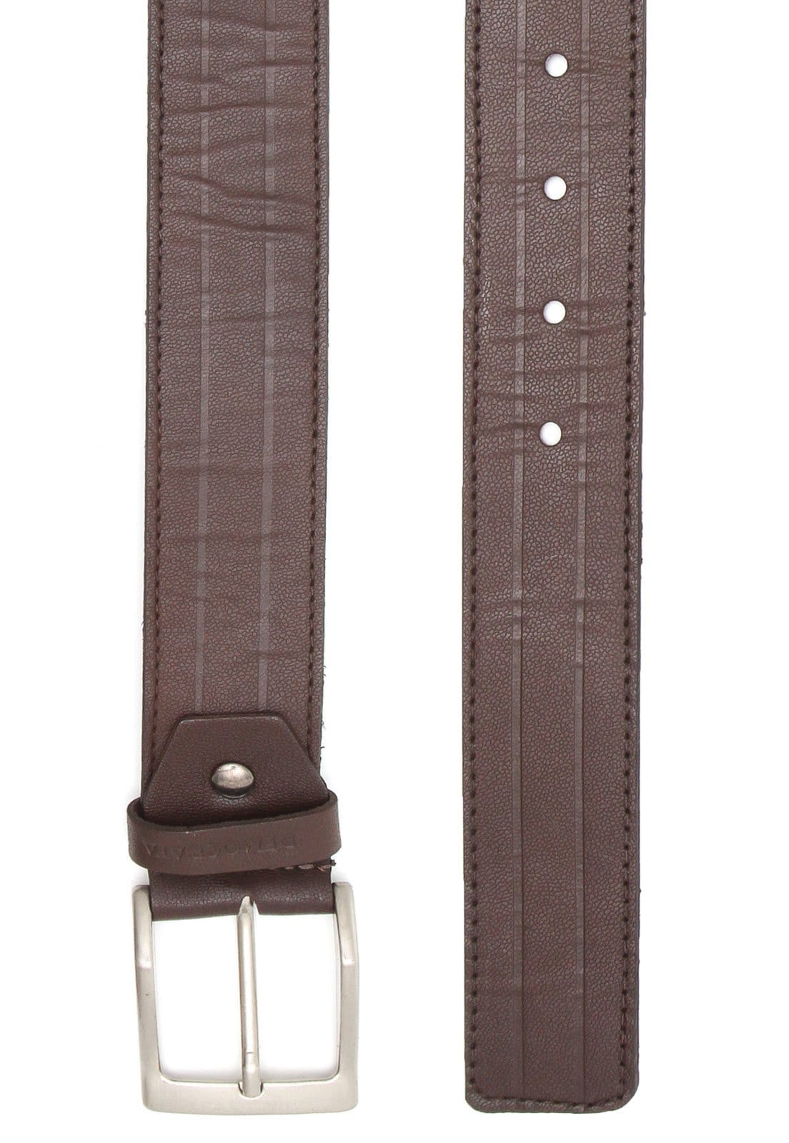 Vista 2 Cinto Couro Democrata Texturizado DEMOCRATA marrom