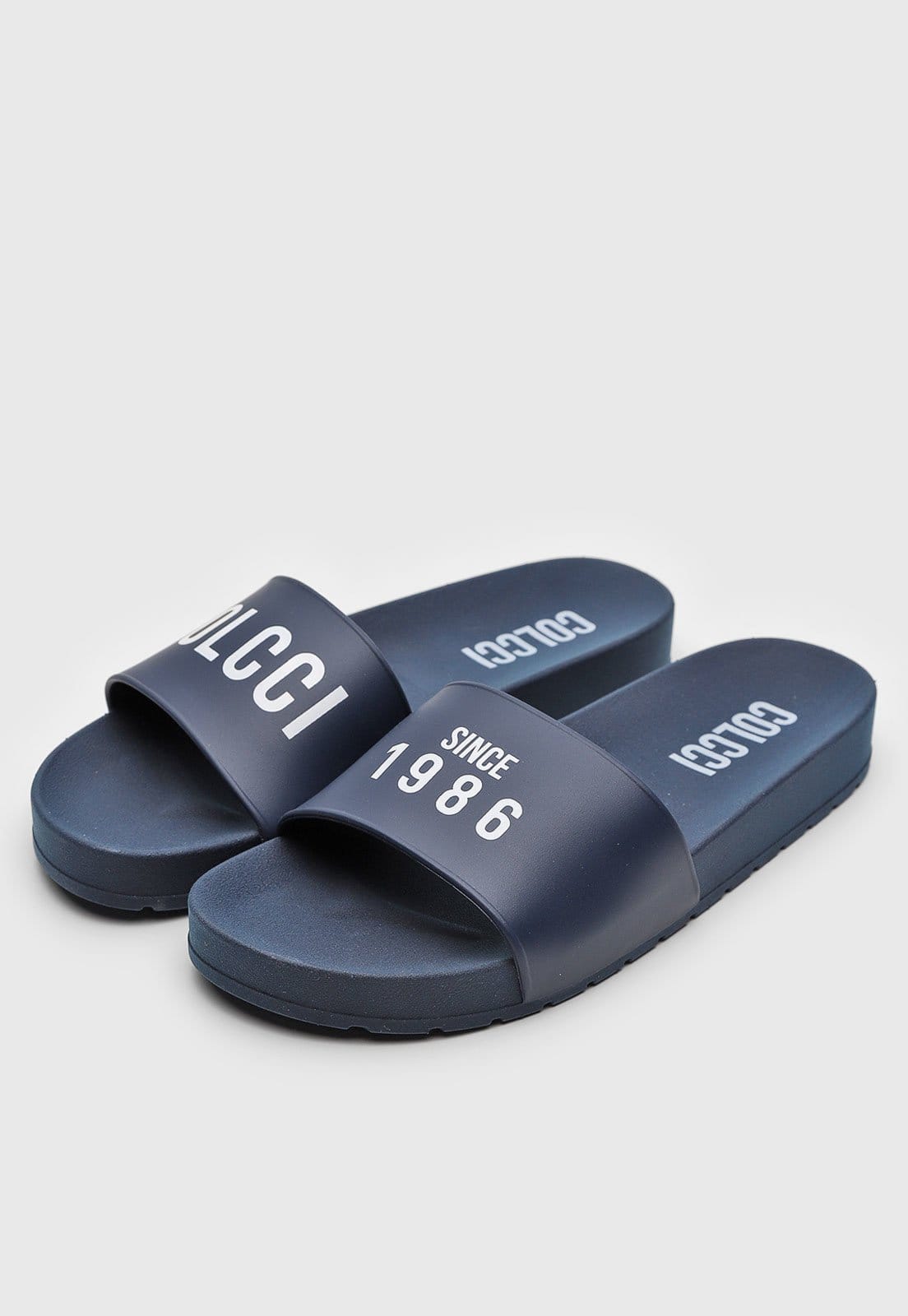 Vista 2 Chinelo Slide Colcci Azul-Marinho Colcci azul marinho