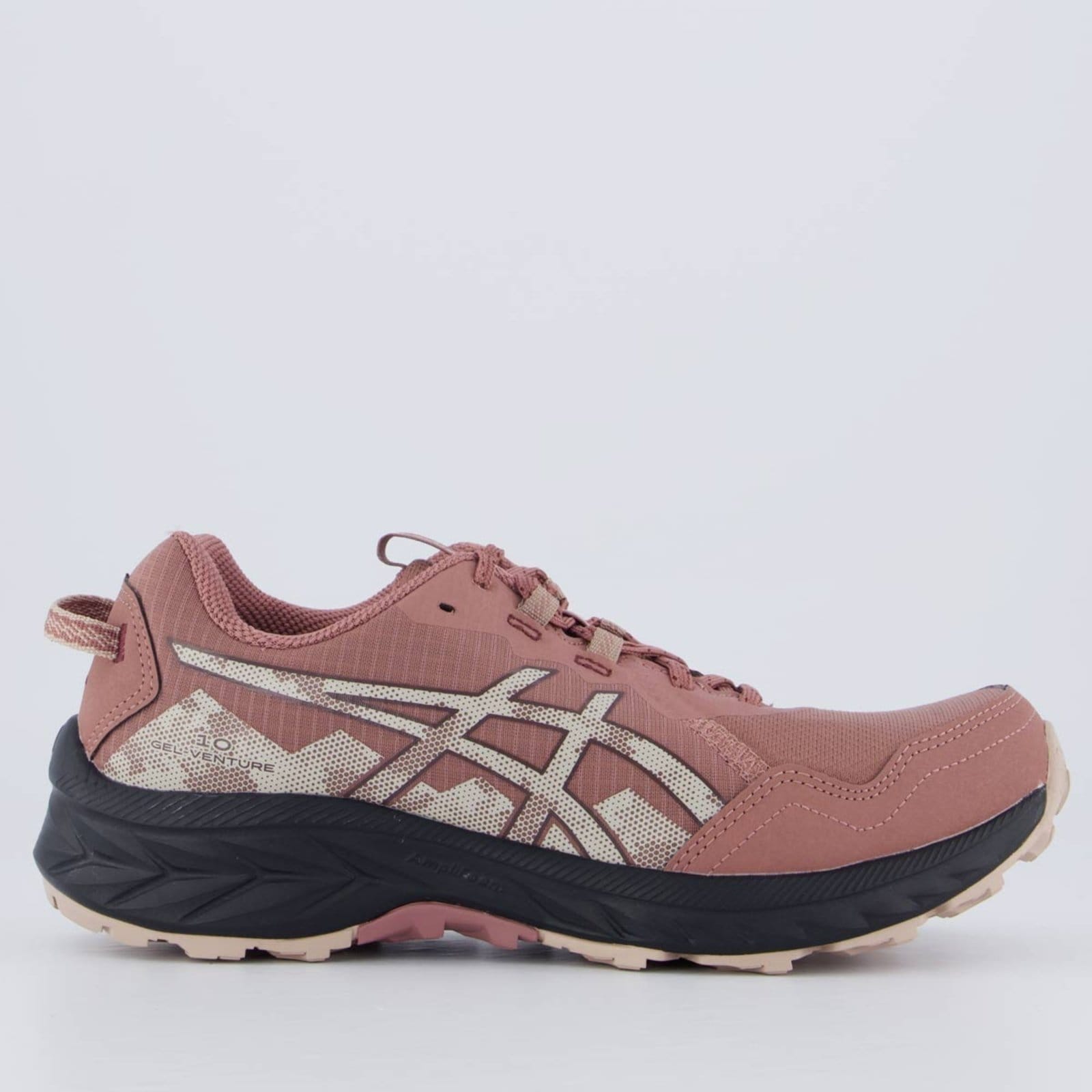 Vista principal Tênis Asics Gel Venture 10 Feminino Marrom ASICS rosê