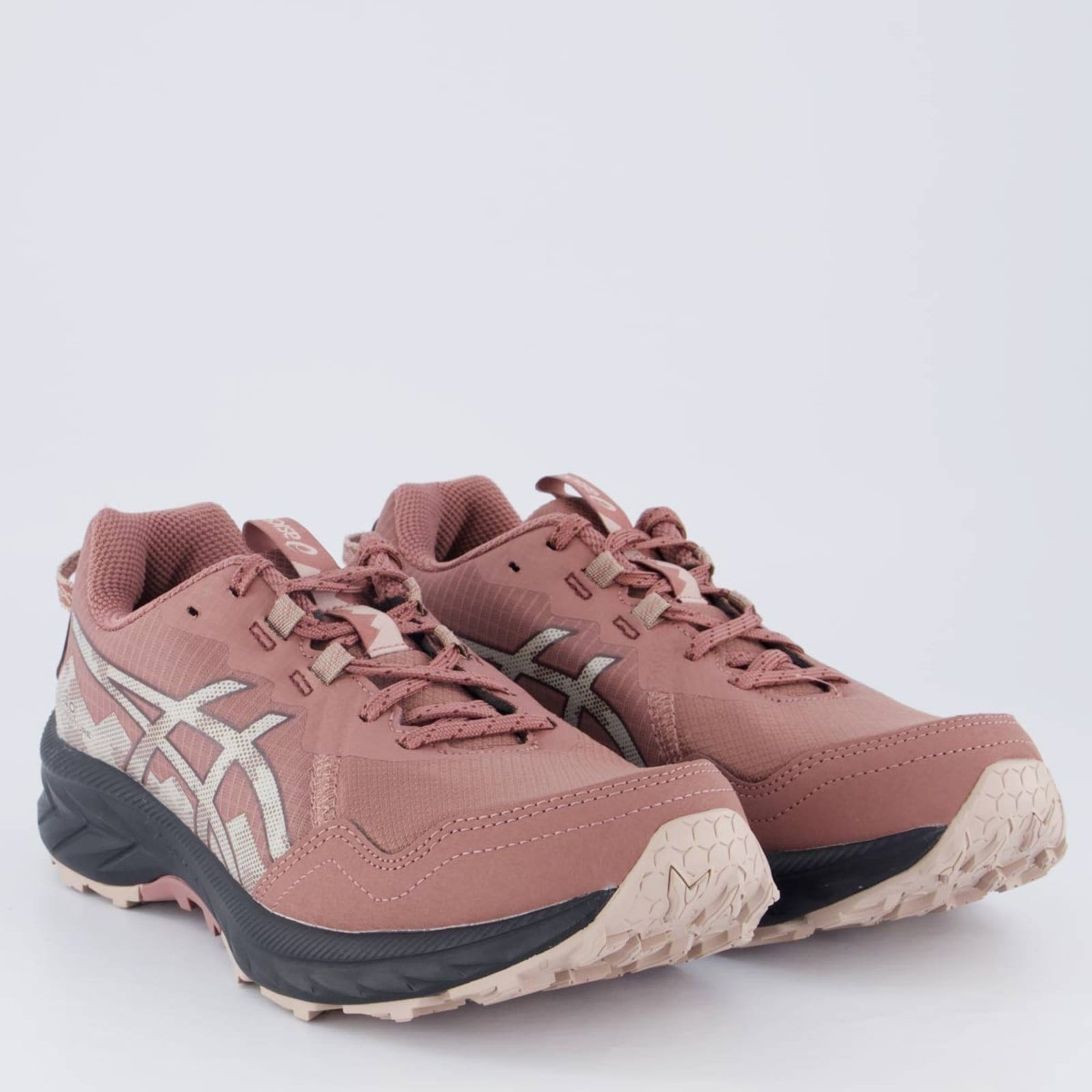 Vista 2 Tênis Asics Gel Venture 10 Feminino Marrom ASICS rosê