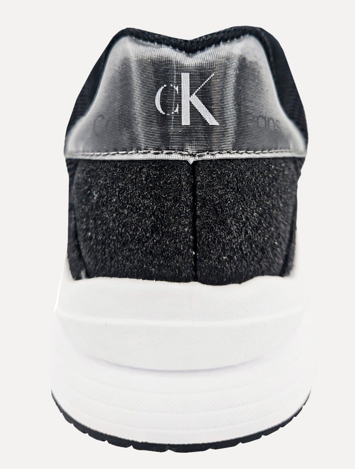 Vista 2 Tênis Calvin Klein Jeans Masculino New Runner 3D Logo Calvin Klein preto