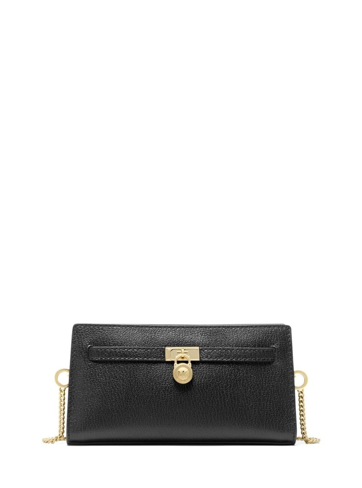 Vista principal Bolsa Transversal Hamilton Moderne Em Couro 32F5GNXC0L001 Michael Kors preto