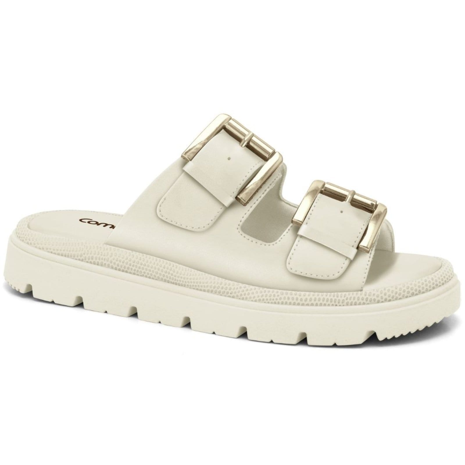 Chinelo Feminino Creme Comfortflex Flatform 244