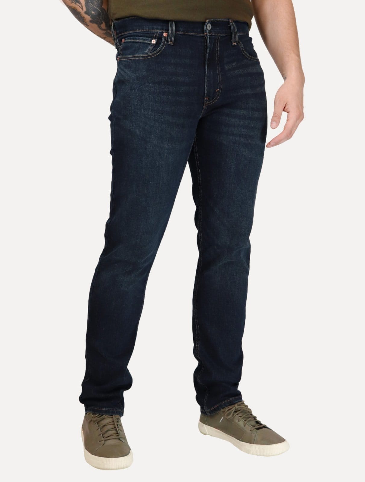 Calça Levis Masculina 511 Slim Stretch Greenish Escuro