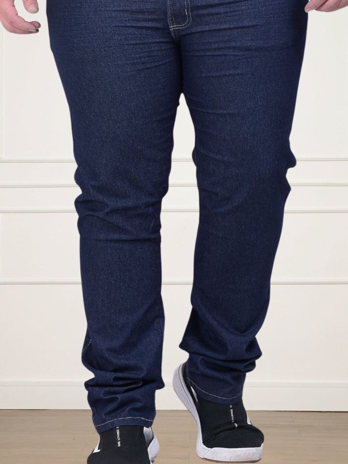 Vista principal Calça Jeans Plus Size Pentagono Masculina Escuro CKF Wear azul