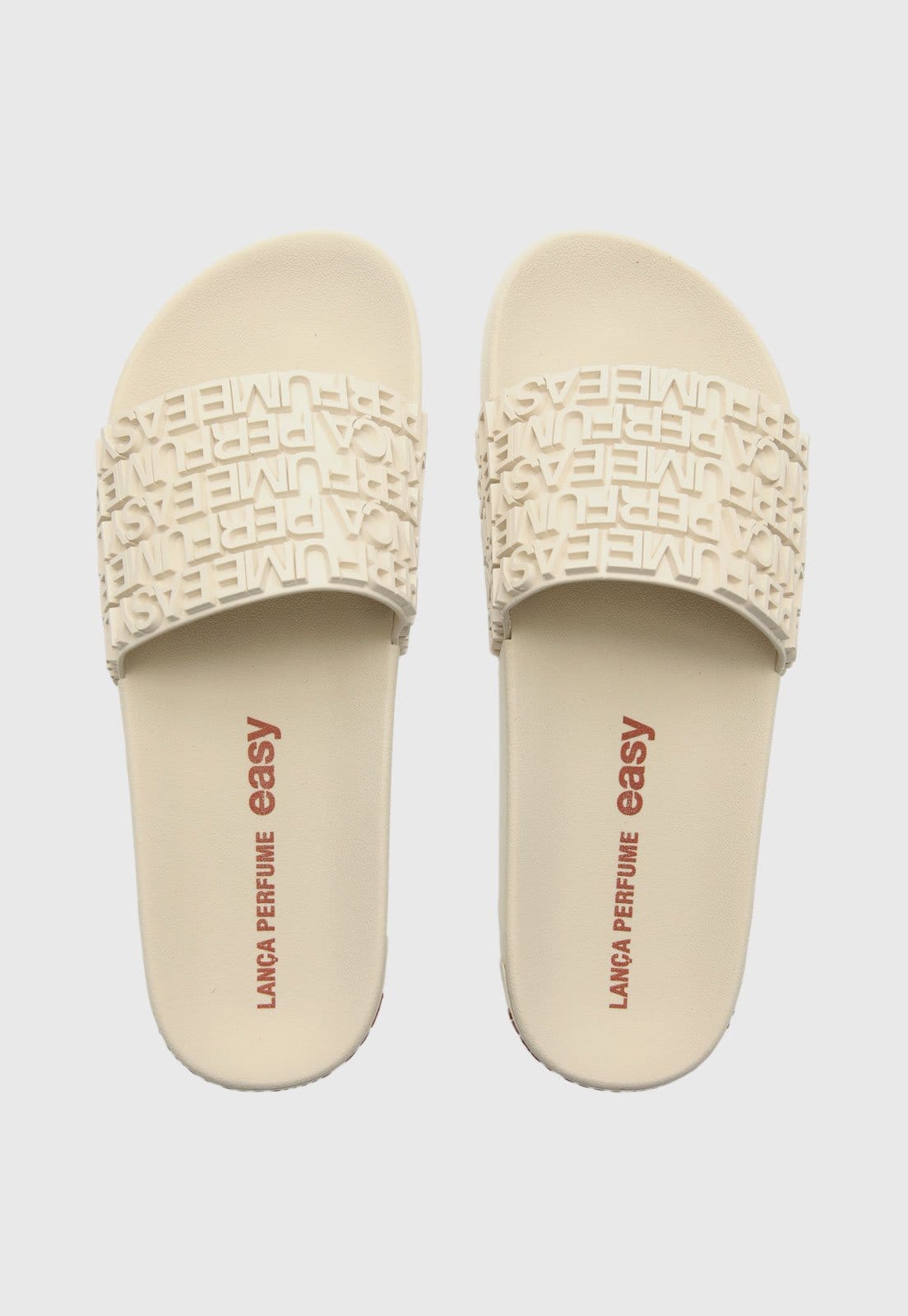 Chinelo Slide Feminino Lança Perfume Logo