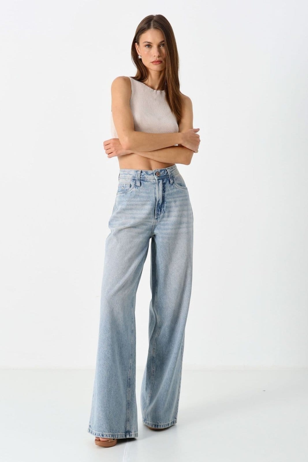 Calça Wide Leg Clara