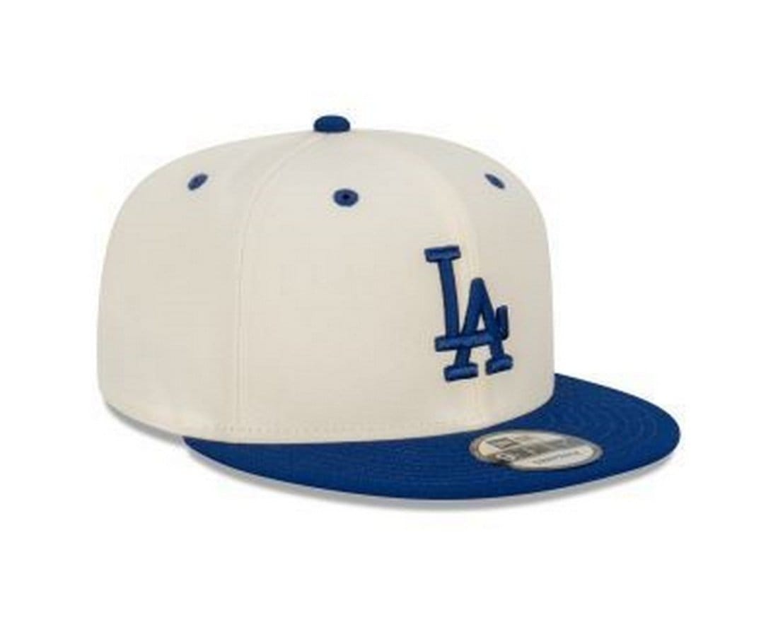 Vista 2 Boné New Era 9fifity Snapback Los Angeles Dodgers Off White new era off-white white
