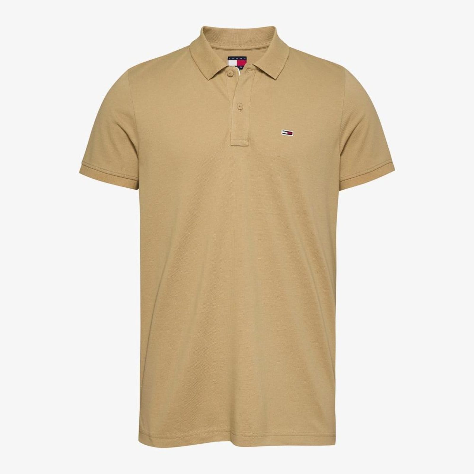 Vista principal Polo Piquet Regular Fit Tommy Jeans - EEG Tommy Jeans caramelo