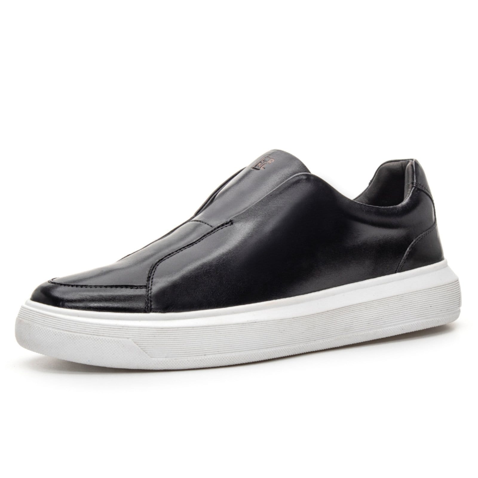Vista principal Sapato Masculino Slip On Bless Couro Coronello preto