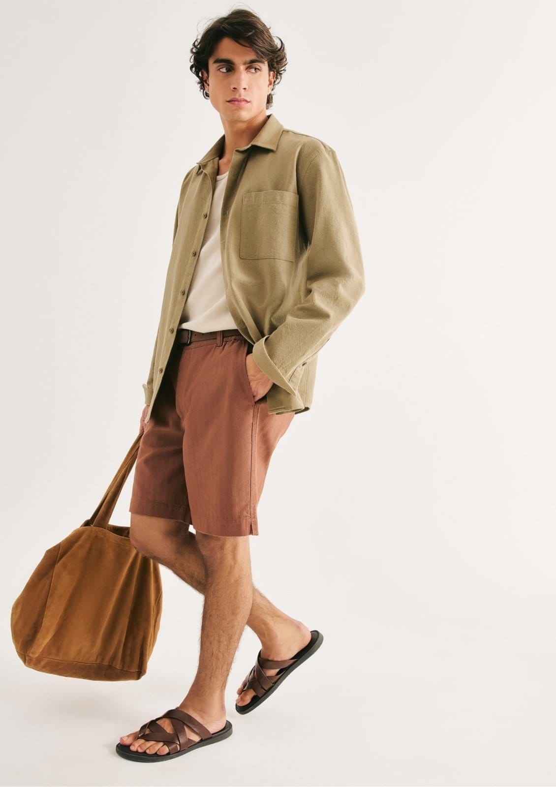 Bermuda Masculina Reta