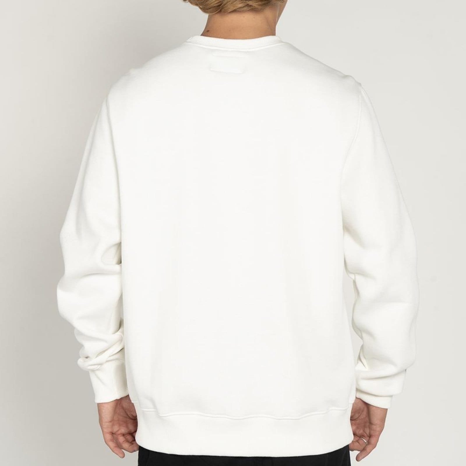 Moletom Quiksilver Careca Comp Logo WT25 Masculino Off White