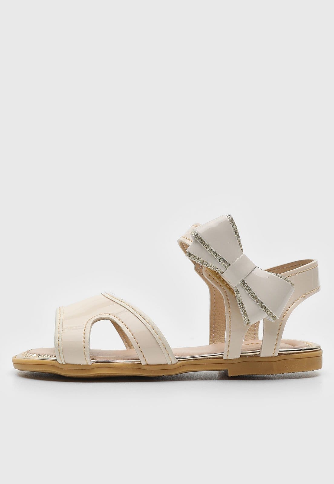 Vista 2 Infantil - Sandália Pimpolho Festa Off-White Pimpolho off-white white