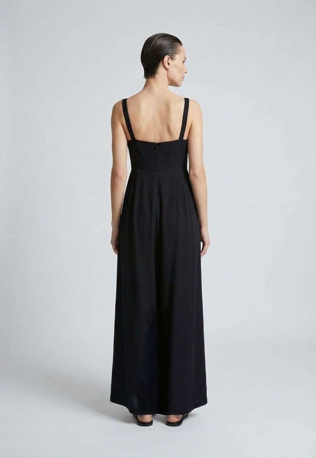 Vista 2 Vestido Feminino Colcci Detalhe Linho Colcci preto