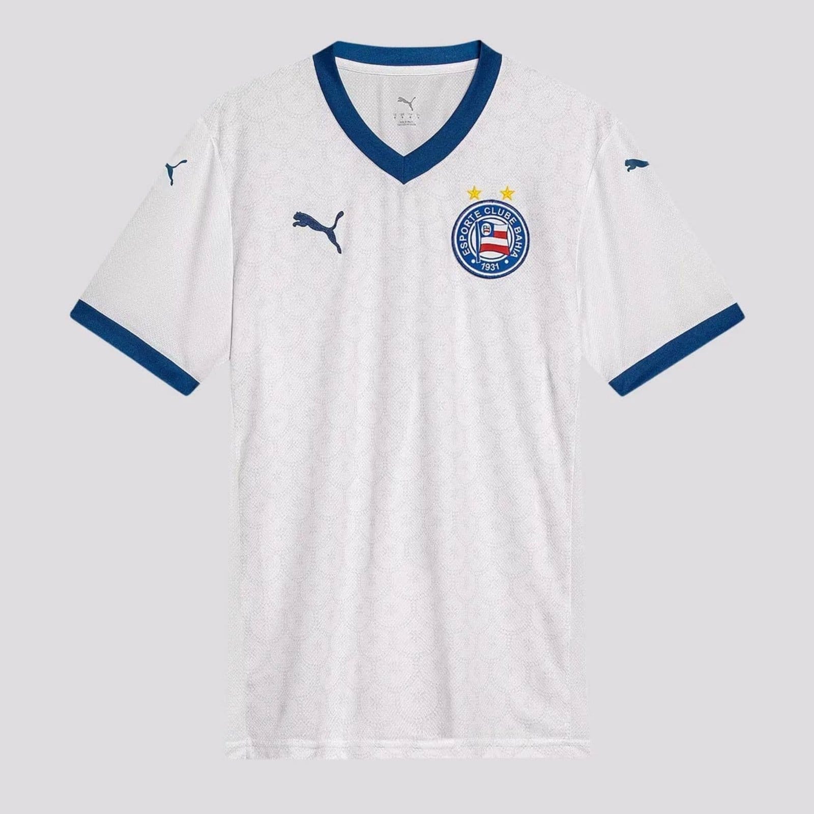 Vista 2 Camisa Puma Bahia I 2025 10 E. Ribeiro Puma branco